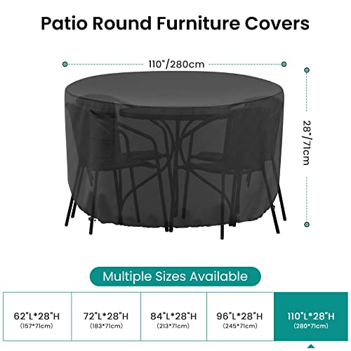 Round Patio Furniture Cover