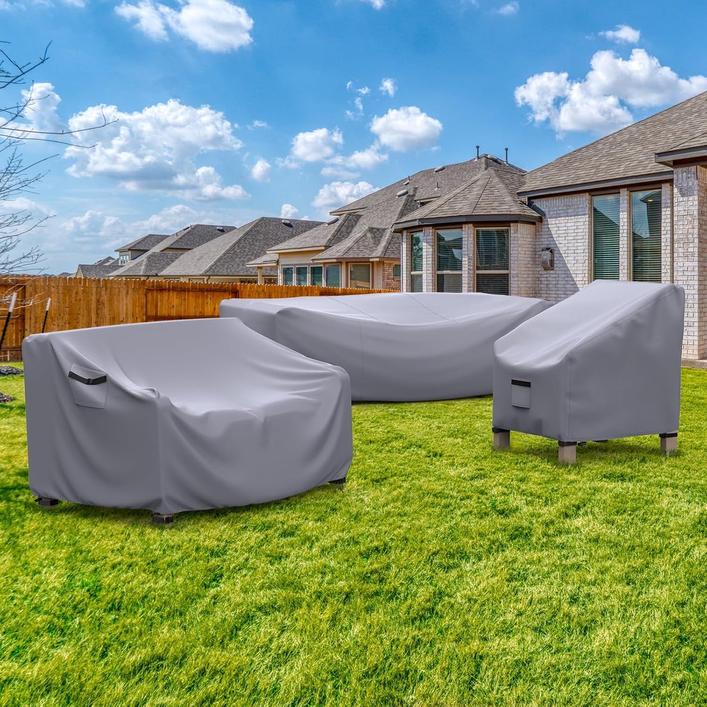 Patio Sofa Cover Grey