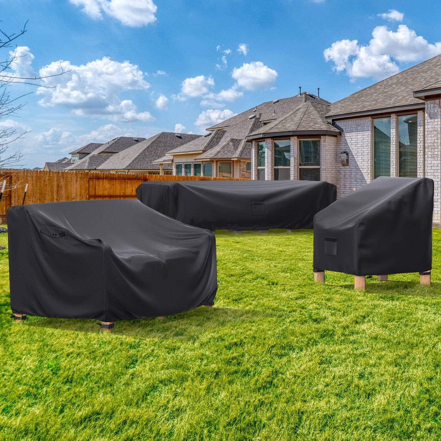 Patio Sofa Cover Black