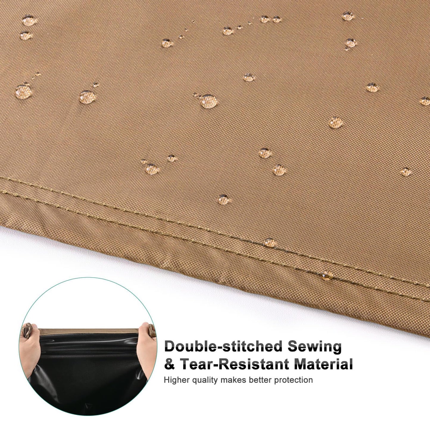 Central Large Air Conditioner Cover Brown