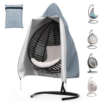 BROSYDA Egg Chair Cover Grey 190x115cm