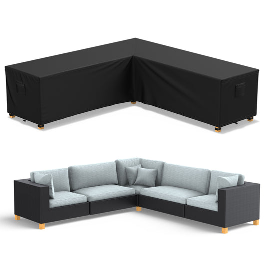 BROSYDA L Shaped Garden Furniture Covers 250x250x110 cm