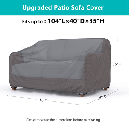 Patio Sofa Cover Grey