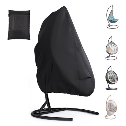 BROSYDA Egg Chair Covers Black 190x115cm