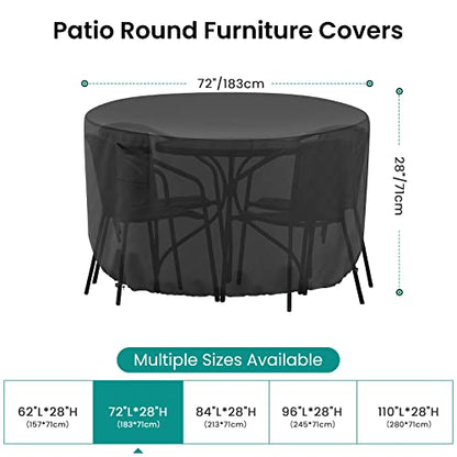 Round Patio Furniture Cover