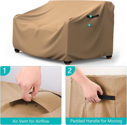 Patio Sofa Cover Brown