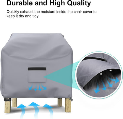 Patio Chair Covers for Outdoor Furniture Waterproof 2 Pack