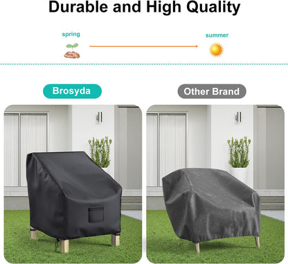 Patio Chair Covers for Outdoor Furniture Waterproof 2 Pack