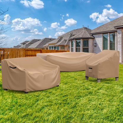 Patio Sofa Cover Brown