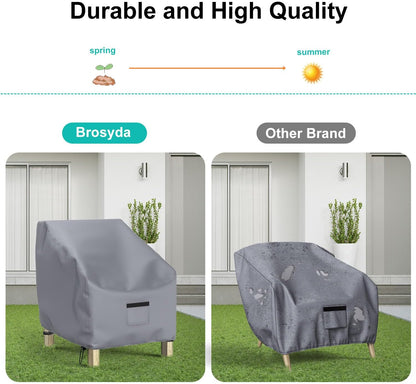 Patio Chair Covers for Outdoor Furniture Waterproof 2 Pack