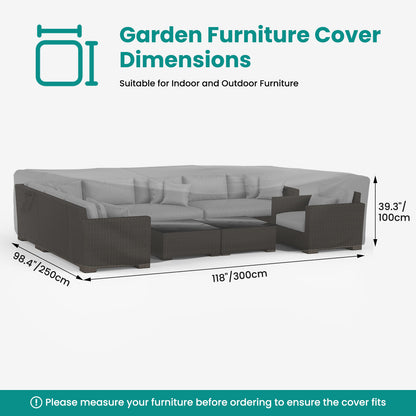 BROSYDA Cover for garden furniture (300x250x100cm)