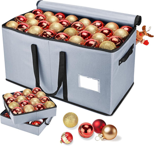 Christmas Ornament Storage Box（Grey）