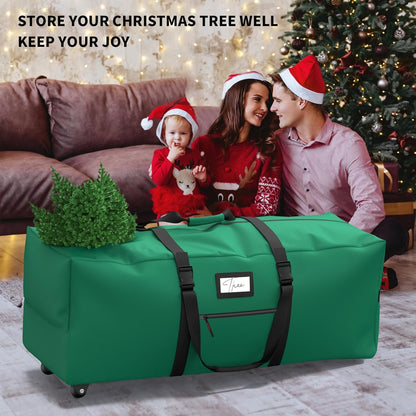 Rolling Christmas Tree Storage Bag(Green)