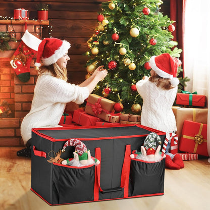 Christmas Ornament Storage Box（Black）