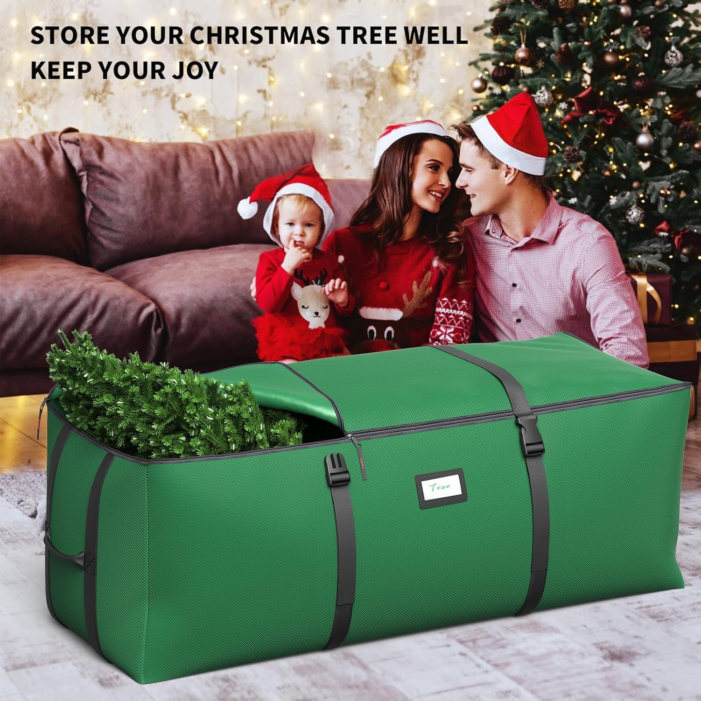 Christmas Tree Storage Bag  (Green)