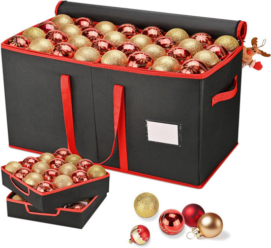 Christmas Ornament Storage Box（Black）
