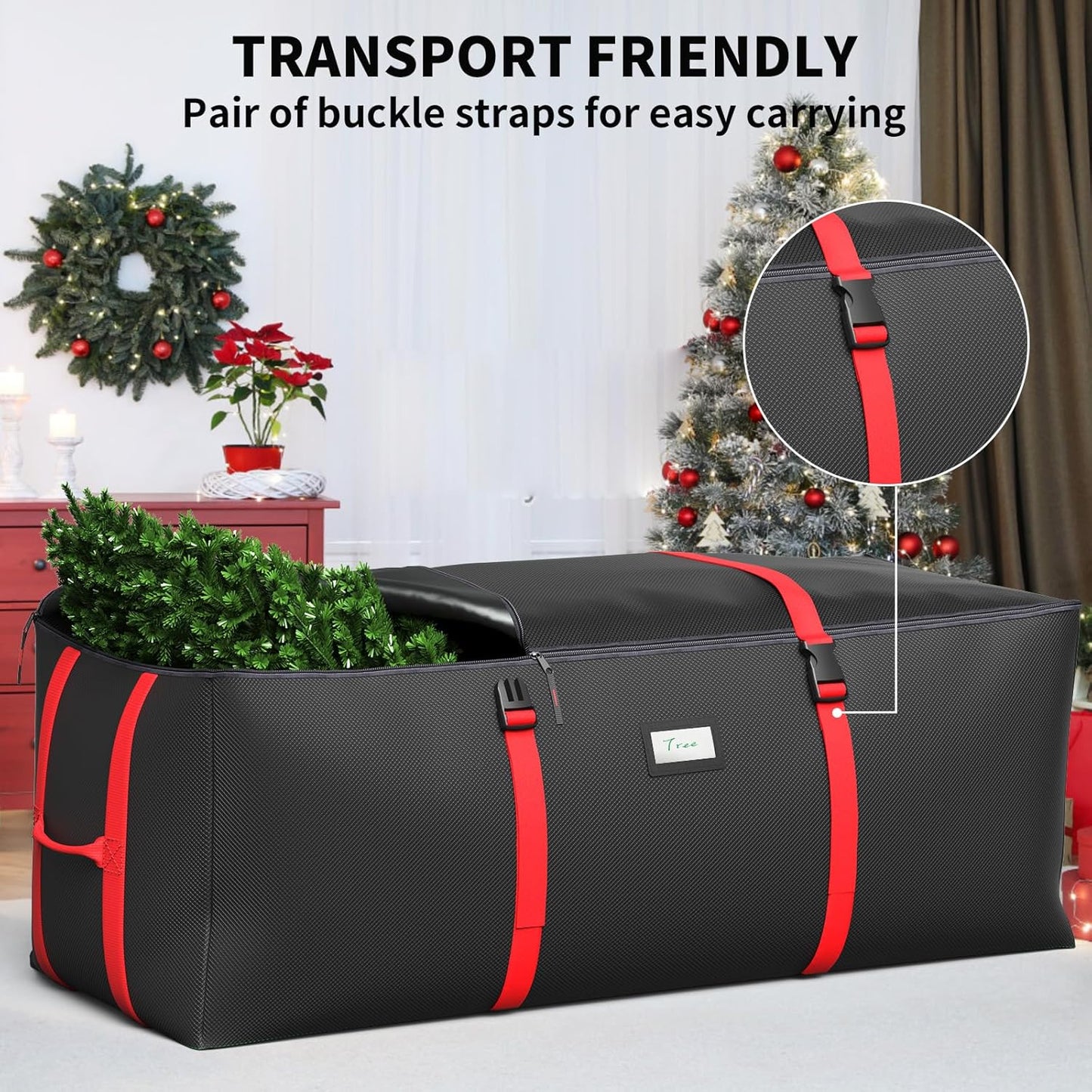 Christmas Tree Storage Bag 9Ft (Black)