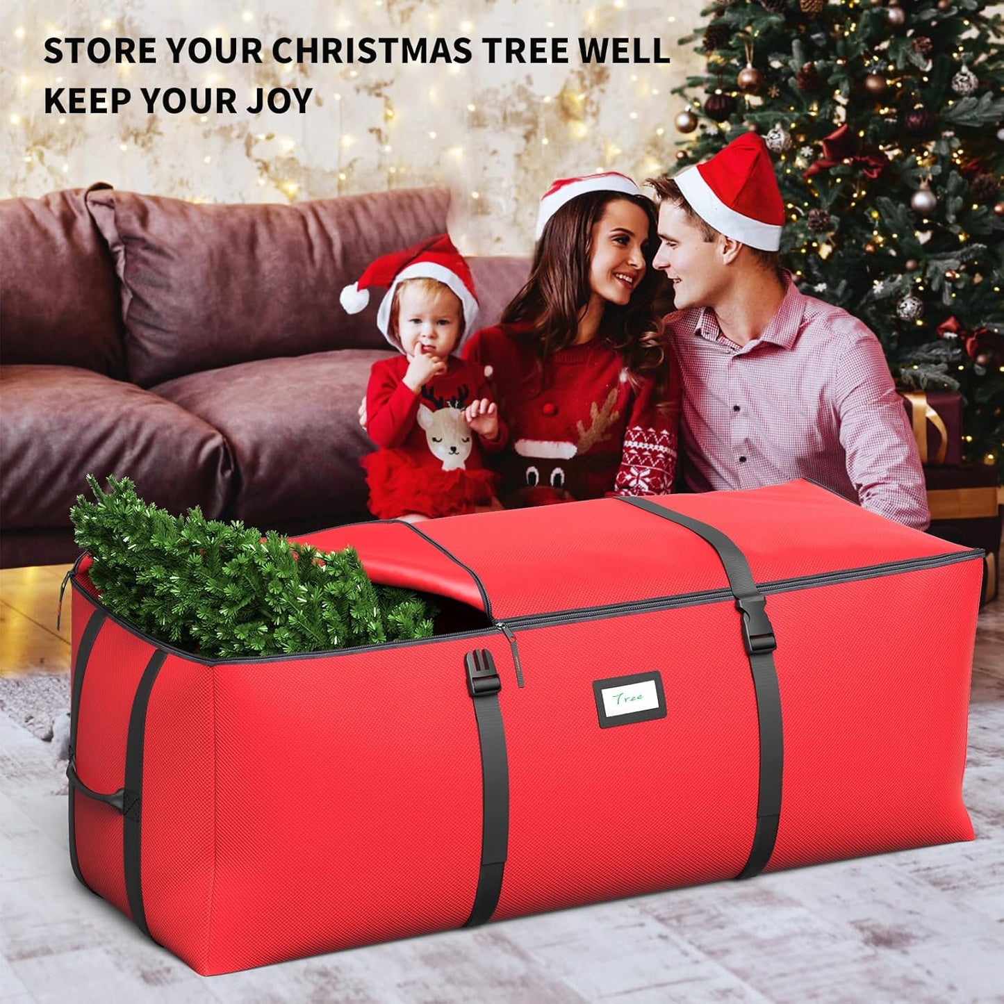 Christmas Tree Storage Bag (Red)