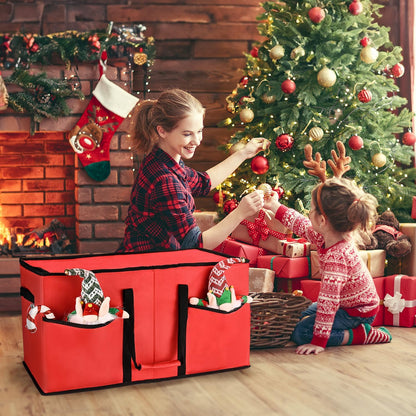 Christmas Ornament Storage Box（Red）