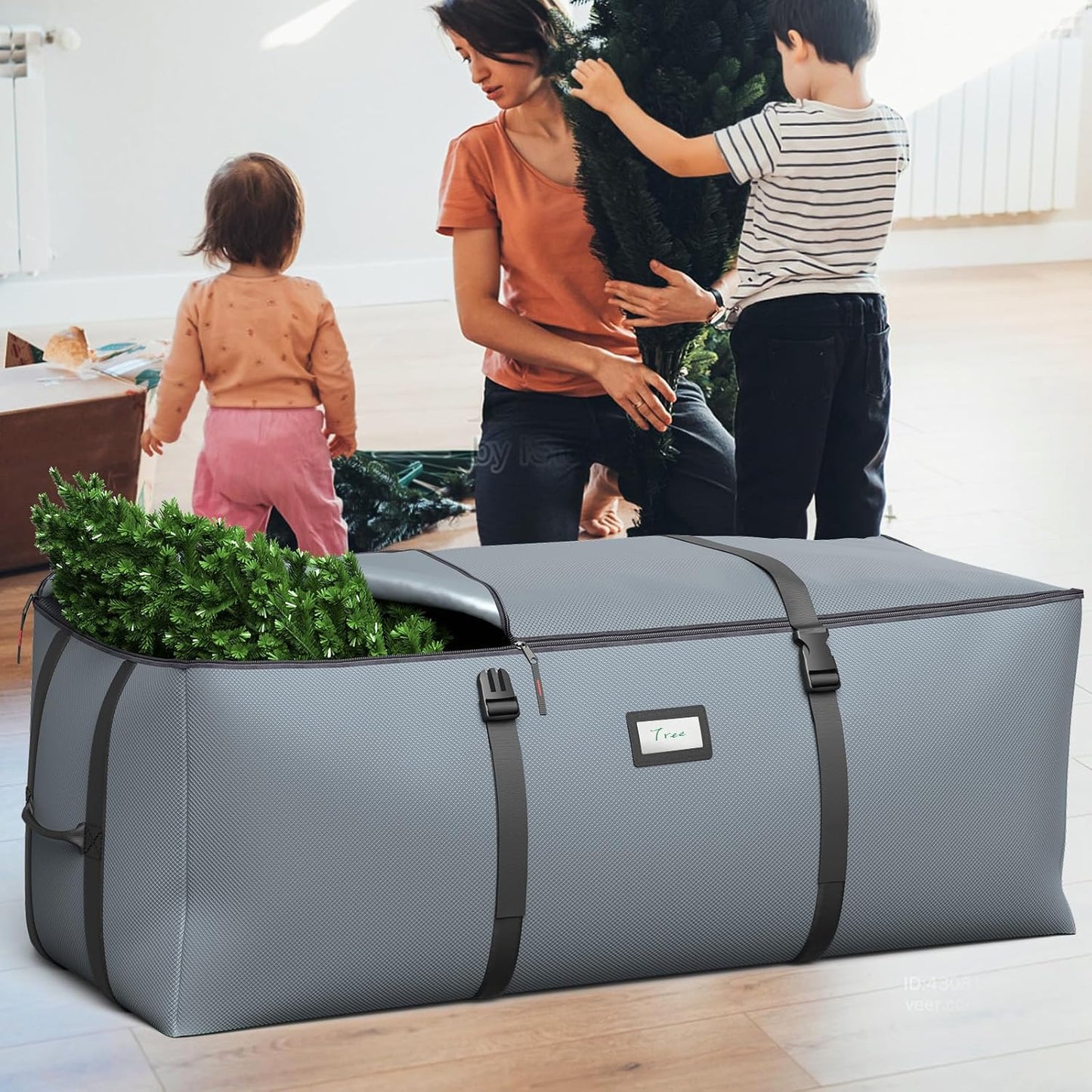 Christmas Tree Storage Bag 9Ft (Grey)