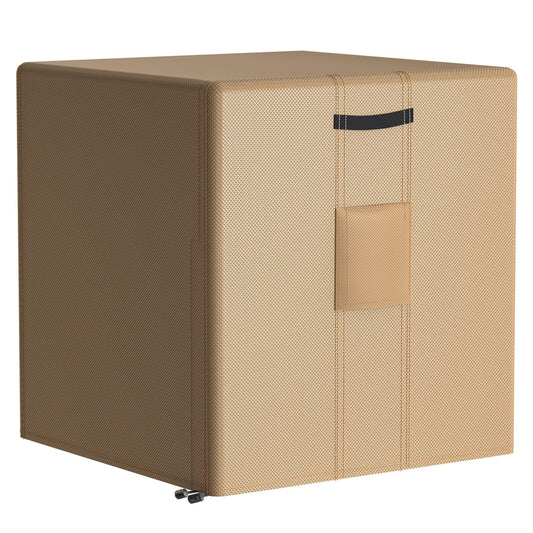 Central Large Air Conditioner Cover Brown