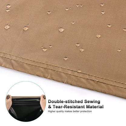 Central Large Air Conditioner Cover Brown